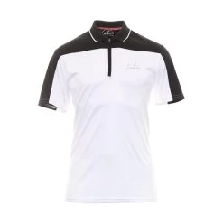 Couture Club Golf Panelled 1/4 Shirt