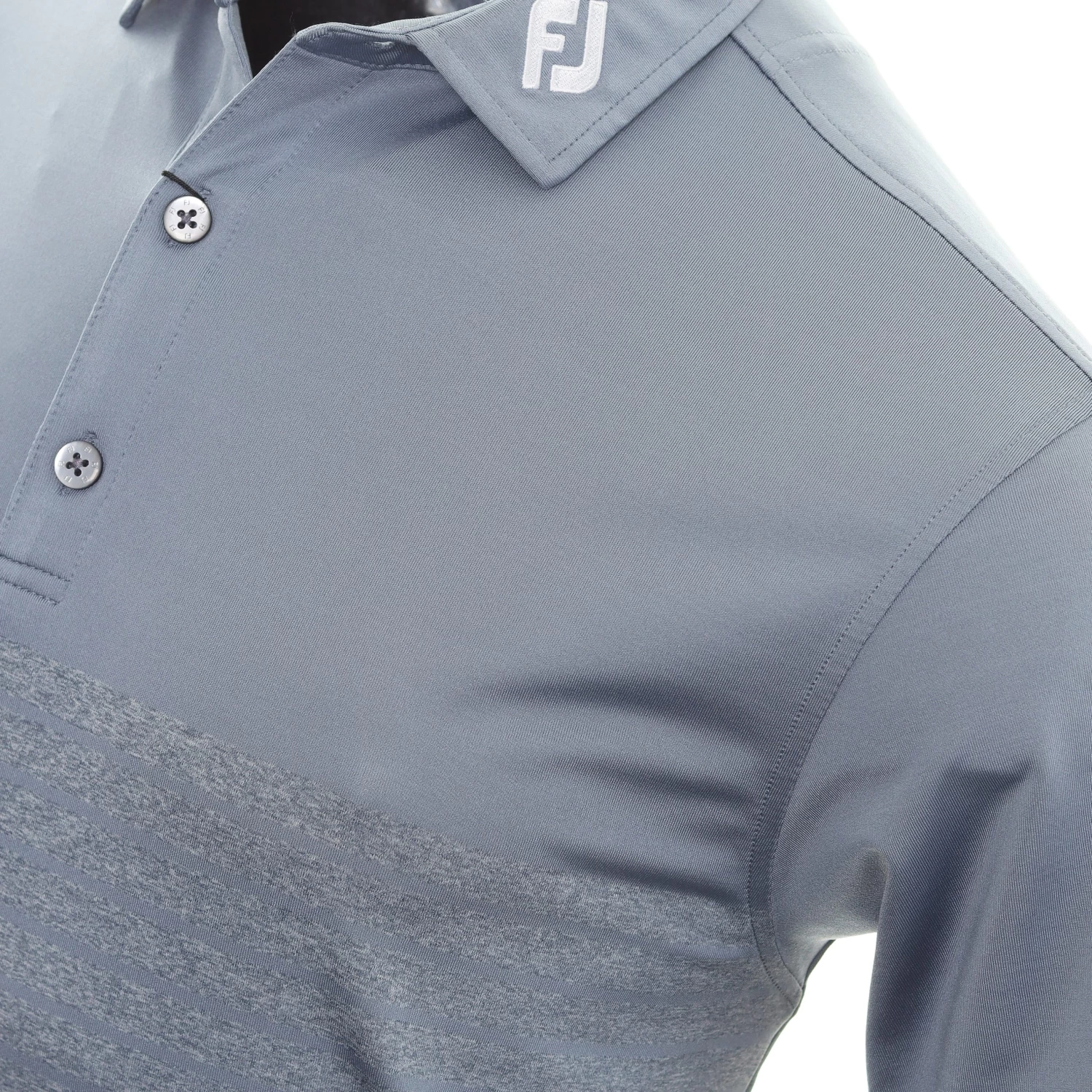 FootJoy Engineered Heather Stripe Golf Shirt 3 FootJoy Engineered Heather Stripe Golf Shirt - Image 3