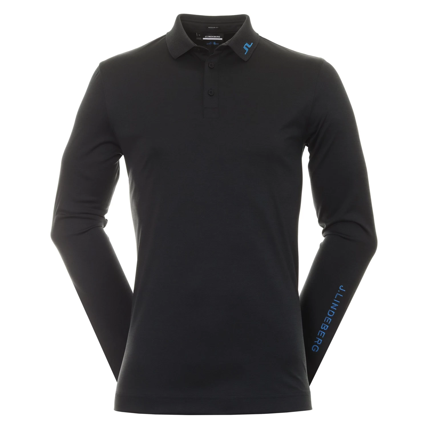 J.Lindeberg Golf Tour Tech Long Sleeve Polo Shirt 1 J.Lindeberg Golf Tour Tech Long Sleeve Polo Shirt