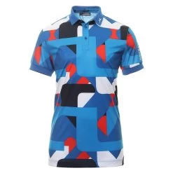 J.Lindeberg Golf Tour Tech Print Polo Shirt