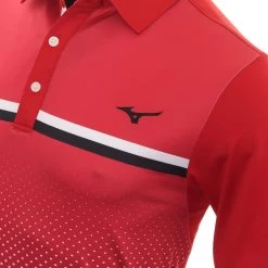 Mizuno Golf Quick Dry Elite Gradient Shirt -Mod Wear Shop Mizuno Golf Quick Dry Elite Gradient Shirt 52GA2010 Red 62 3