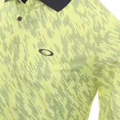 Oakley Golf Contender Print Shirt -Mod Wear Shop Oakley Golf Contender Print Shirt 403162 Sunny Lime 5A8 3