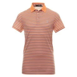 RLX Ralph Lauren Tour Stripe Pique Polo Shirt