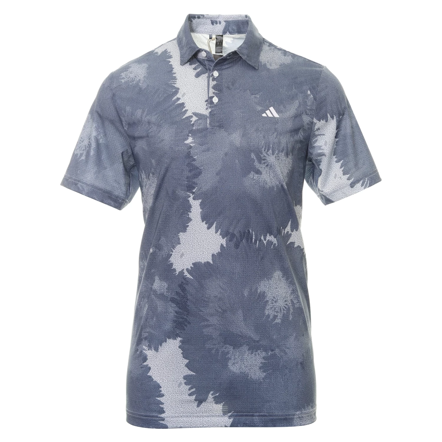 Adidas Golf Flower Mesh Print Shirt 1 Adidas Golf Flower Mesh Print Shirt