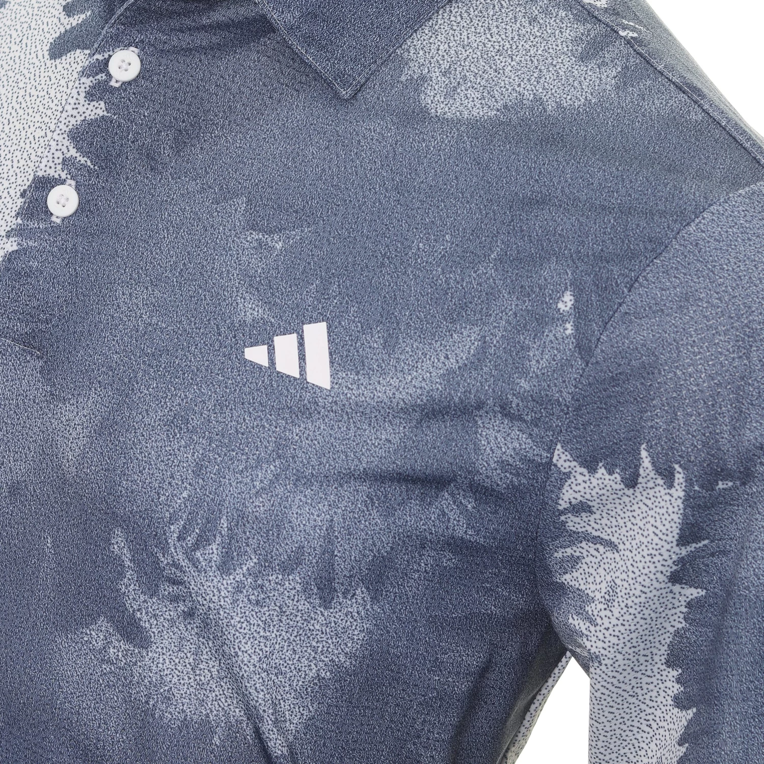 Adidas Golf Flower Mesh Print Shirt 3 Adidas Golf Flower Mesh Print Shirt - Image 3